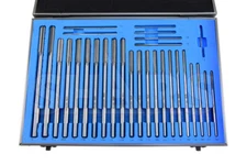 Shars 1/16- 1/2" by 64ths 29 HSS Chucking Reamer Fractional Set #}
