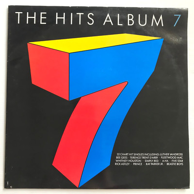 The Hits Album 7 -  Vinyl 2LP Compilation 1987 Pop, Rock