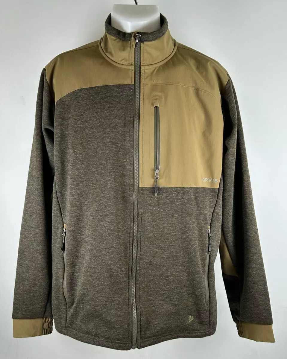 Orvis hybrid wool shop fleece jacket