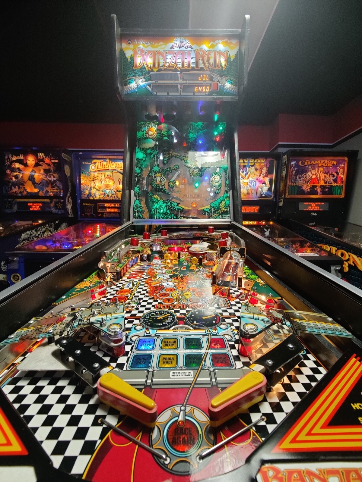 BANZAI RUN Pinball Machine - Williams 1988 - 2797 | eBay