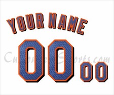 Baseball New York Mets Customized Number Kit for 1998-11 Home Alt White Uniform