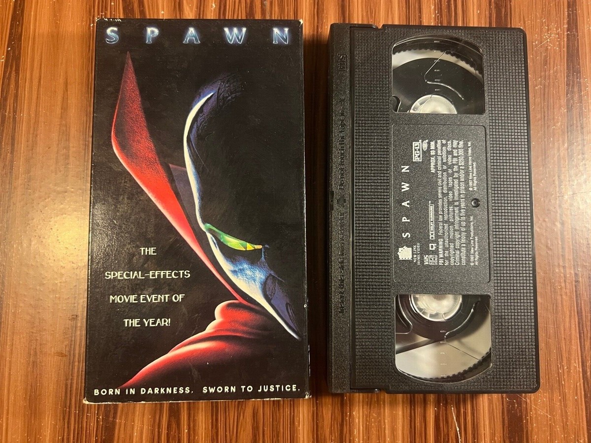 Spawn VHS 1997 Comic Todd McFarlane Live Action Movie 90's