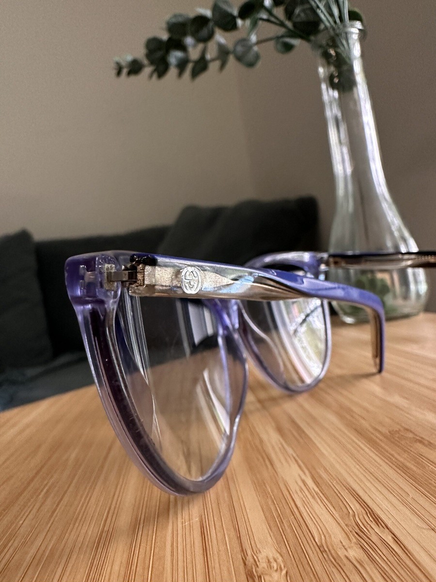 Gucci★素敵!Blue Violet Acetate Sunglasses Interlocking G Gucci Blue Violet Acetate Sunglasses | eBay