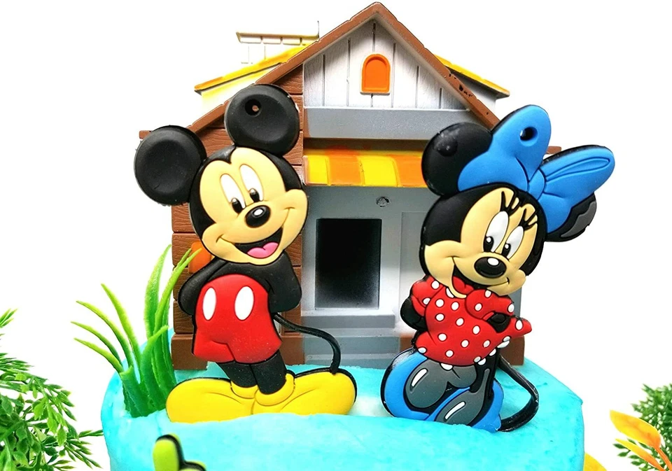 Juego de adorno de pastel de cumpleaños Mickey Mouse Clubhouse **NUEVO** Foto 2 de 4
