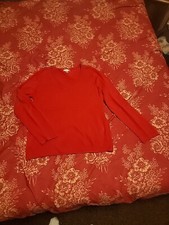 Vintage White Stag Red Sweater Xl