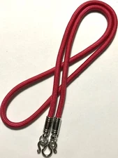 ROPE STAINLESS STEEL HOOK NECKLACE AMULET PHRA LP RARE THAI BUDDHA PENDANT#5 4mm