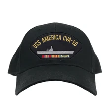 USS America CVA-66 Vietnam Ball Cap US Navy Officially Licensed