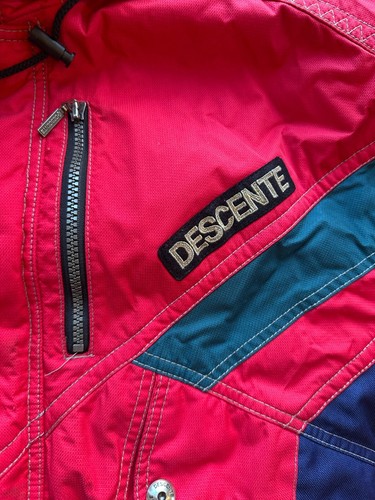 Vintage Descente Ski Colorblock Multipocket Red Gray Jacket Men’s Size XL - Picture 5 of 17
