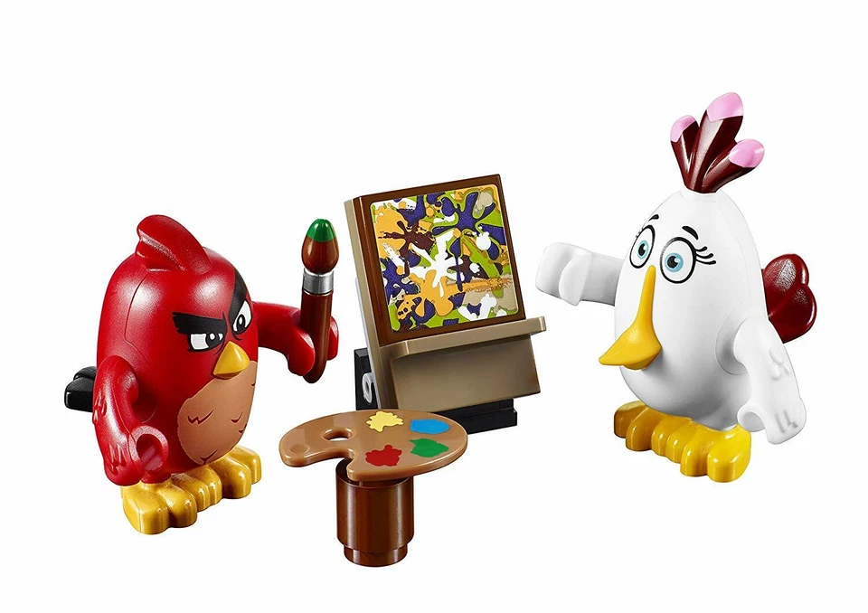 Lego 75823 Angry Birds BIRD ISLAND EGG HEIST Red Matilda Biker Pig Bird NIB - image 4 of 4
