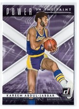 21-22 Donruss Insert - Power in the Paint #2 Kareem Abdul-Jabbar - Lakers