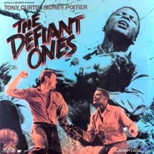 THE DEFIANT ONES - TONY CURTIS, SIDNEY POITIER - MGM / UA - LASER DISC - SEALED