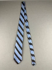 Perry Ellis Portfolio Tie Men's Blue Streamline Stripe Dress Tie