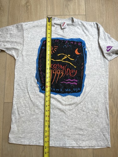 Camiseta NIKE de Colección Años 90, Bloomsday Marathon Finisher 1993, Spokane, WA, Crazy Soft - Imagen 9 de 11