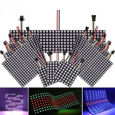 1~5Pcs WS2812B Digital LED Flexible Individually Addressable Panel Module