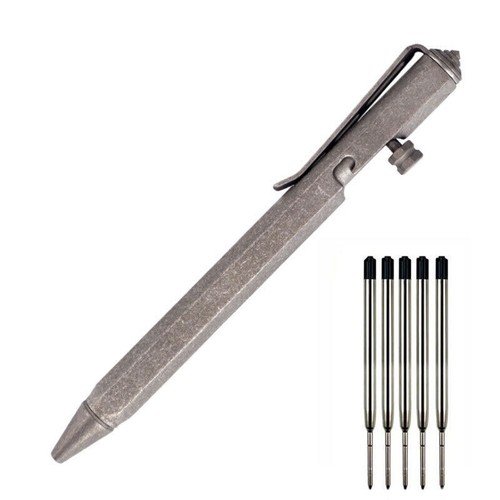 Titanium Alloy Pocket Ball Pen Signature Working Portable EDC Outdoor Record Pen - Picture 17 of 17