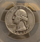1949 Washington Quarter-PCGS F15