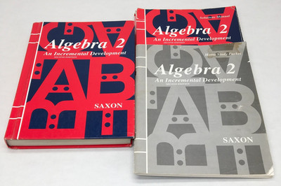Saxon Algebra 2 Math Set: Textbook Answer Key Solutions Manual; 2nd Edition