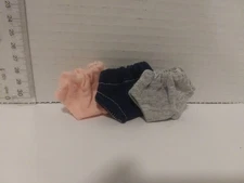 Doll Clothes Handmade to fit Curvy size doll- Lot 0f 3--Underwear-  K146