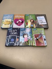  N42- Lot of 6 Hoyle Kids Card Games   Old Maid, Crazy 8, Memory, More