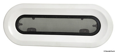 Bullauge Oval Fenster BOMAR Flagship 141×357 mm Moskitonetz Osculati 19.510.21