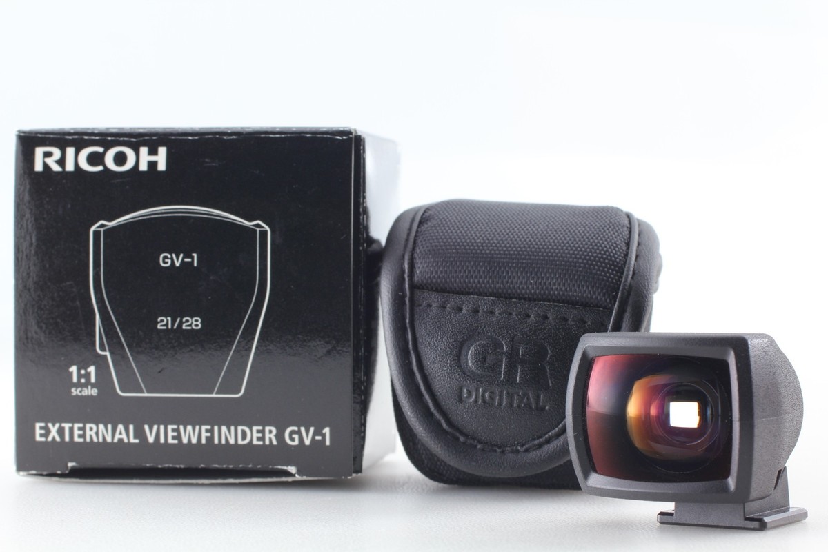 【ケース付き】 RICOH リコー GV-1 ビューファインダー デジタルカメラ RICOH GV-1 ビューファインダー・ケース付：t-style-camera