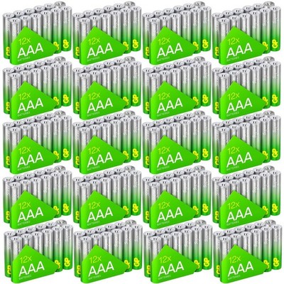 240 Stück GP Super Alkaline Batterien AAA Micro LR03 LR3 1,5V Batterie MN2400