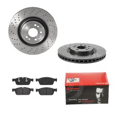 BREMBO BREMSSCHEIBEN Ø350MM + BREMSBELÄGE VORNE FÜR MERCEDES-BENZ M-KLASSE GLE 