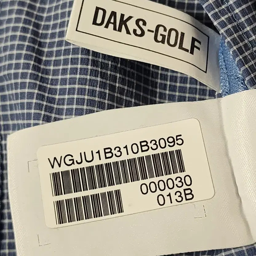 Daks Checked Pattern Blue Bomber Jacket 95 - image 8