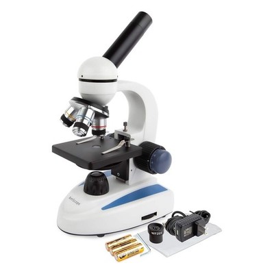 AmScope M158C 40X-1000X C&F Compound Microscope with Metal Frame and Glass Lens