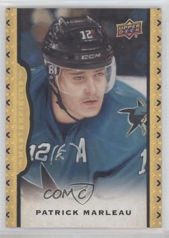 2014-15 Upper Deck Masterpieces Black Framed 24/50 Patrick Marleau #66 1o3