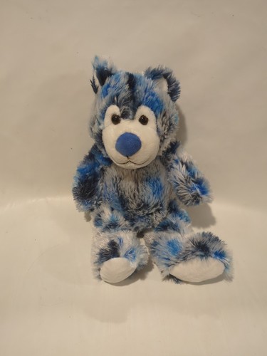 Peluche orsacchiotto morbido blu sfocato Chelsea Teddy Bear Company 12 pollici - Foto 4 di 10