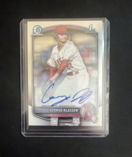 2025 Bowman Chrome - GEORGE KLASSEN 1st AUTO   #CPA-GK 