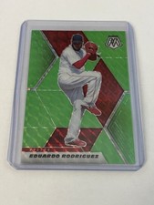 2021 Mosaic EDUARDO RODRIGUEZ Lime Green Prizm #'d 04/10 - BOSTON