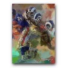 Deacon Jones #12 - RARE - #13/50 Artist Autograph (St. Louis - Los Angeles Rams)