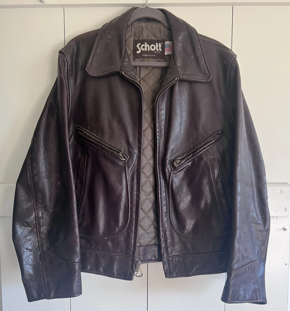 Leather 1990s Vintage Outerwear Coats & Jackets for Men for sale