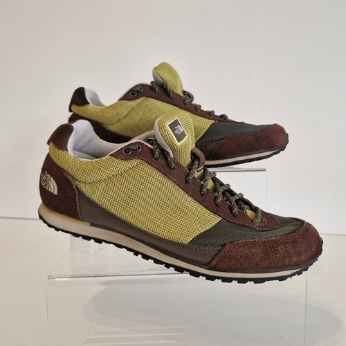 The North Face 'Northotics' Vibram Sole walking Hiking Trainer Green Brown UK6 - Picture 1 of 8
