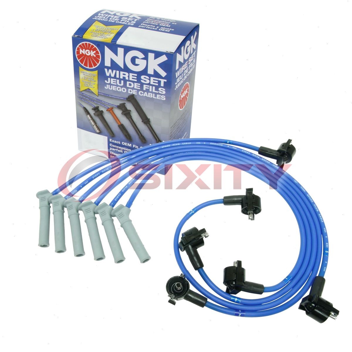 1 pc NGK Spark Plug Wire Set for 2002-2010 Ford Explorer 4.0L V6 - Engine yu