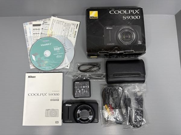 Nikon COOLPIX S9300 Black Full Set w/Original case Operation