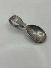 REED & BARTON STERLING SILVER BABY SPOON LOOP HANDLE PAT. OCT 9 1894 NO MONOGRAM