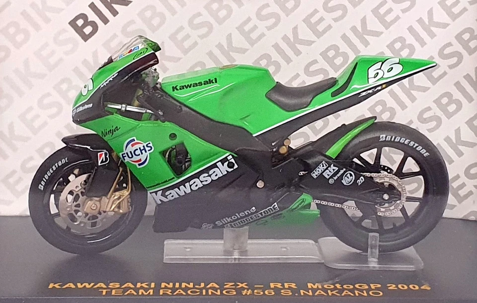 Ixo 1/24 比例 RAB082 - 川崎忍者 ZX RR MotoGP 2004 #56 中野 — 第 3/4 张图片