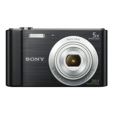 Sony Cybershot DSC W800 Compact Digital 20.1 Megapixel Black Camera