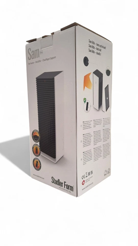 Calentador Torre Stadler Form 1500W Sam Little Ventilador Calentador 2 Niveles Foto 4 de 4