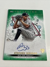 2022 Topps Inception Stephen Ridings /125 On Card Auto Rookie Autograph Yankees