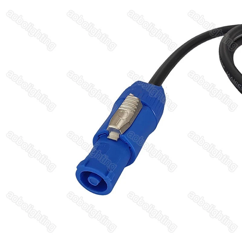 10x DJ Stage Lighting Beam Light Aviation Power Cable LED Screen Power Plug 20A - Image 3 of 4