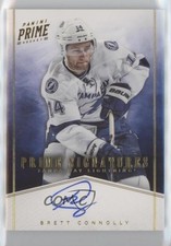 2011-12 Panini Prime Prime Signatures Gold 6/50 Brett Connolly #13 Auto 7a1