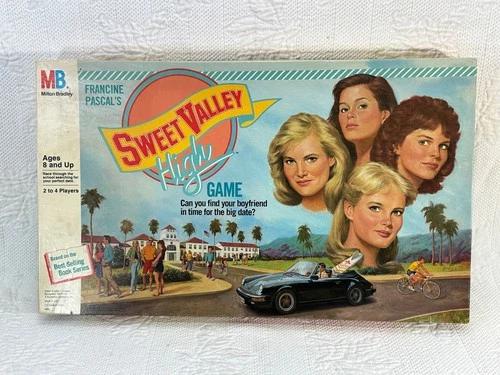 Vintage Sweet Valley High Board Game 1988 Milton Bradley Complete With Post Card