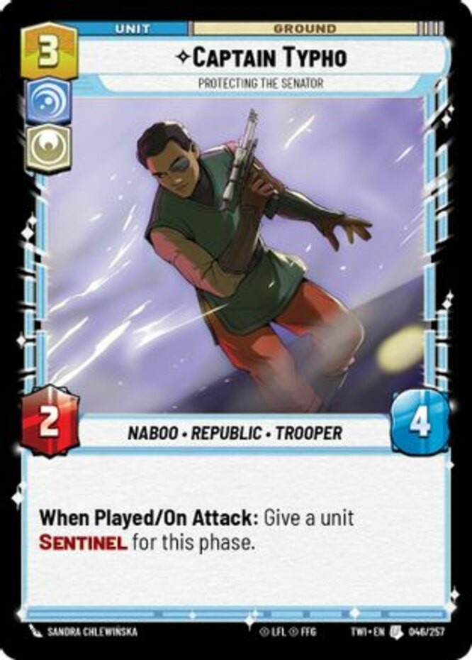Captain Typho - Protecting the Senator~046/257~NM~[TWI] - Twilight of the Republ
