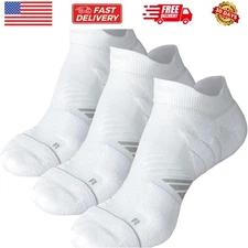 No Show Running Athletic Anti-Blister Wicking Coolmax Socks, Seamless Anti-odor