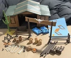 Vintage 1987 Playmobil Set 3768 Silver Ranch No Figures w/ Hard to Find Pieces!