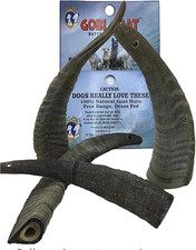 4 Pack of Gobi Goat Horns Small Long Lasting 100 Natural Gobi Desert Goat Horn